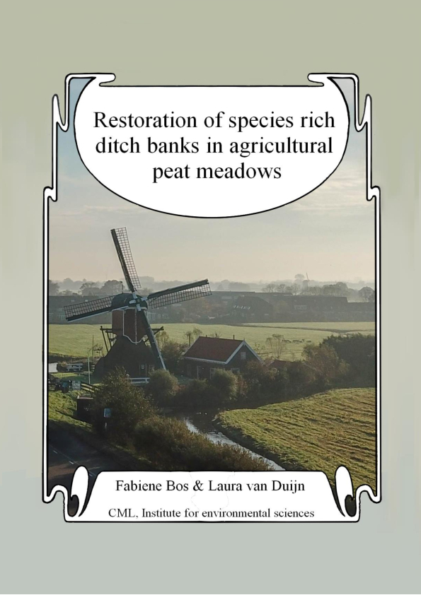 Restoration of herb-rich ditch banks