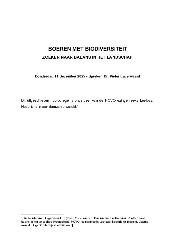 Wat betekent biodiversiteit?