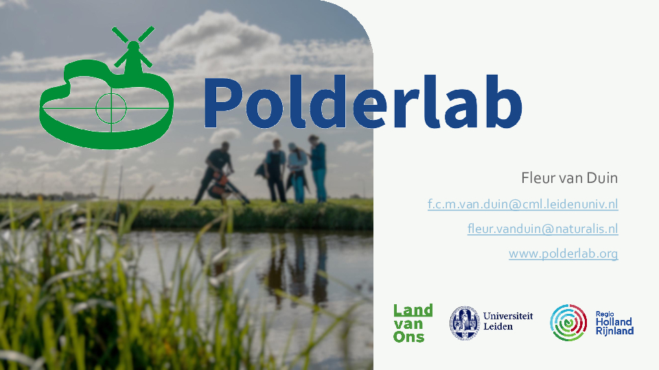 Presentatie 5 jaar Polderlab