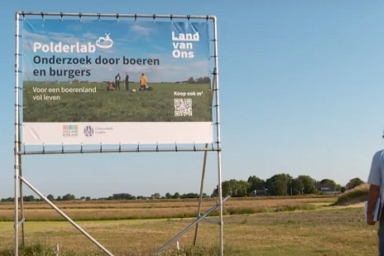 Experimenteren met natte landbouw in het polderlab